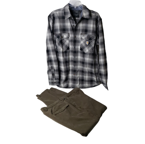 Dockers Flat Front Classic Fit Tencel Blend Weatherd Soft Casual Pants 38×29 - Picture 5 of 11